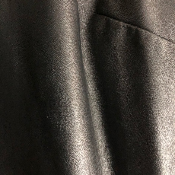 Vegan Leather Smock Dress - Picture 4 of 4